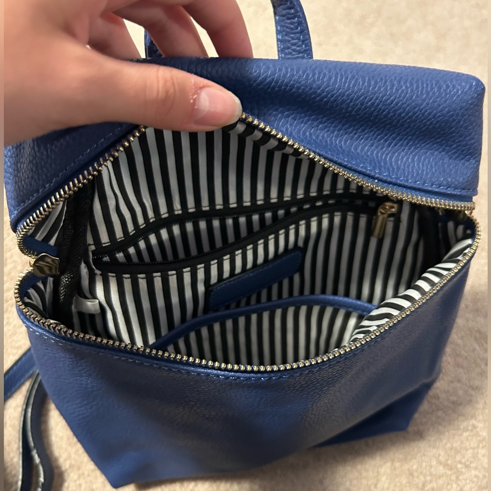 Mini Blue Backpack - Picture 4 of 4